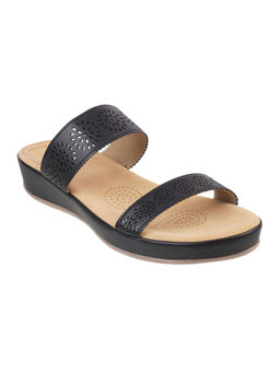 Mochi - Black Patterned Heels