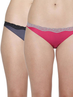 Triumph - Stretti 124 Tanga Independent Everyday Lace Brief - Pack Of 2 - Multi-Colour
