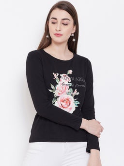 Madame - Women Black Full Sleeve Top
