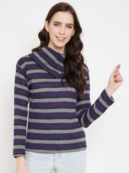 Madame - Purple Full Sleeve Top