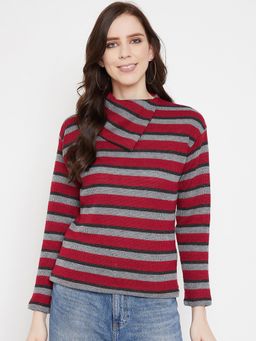 Madame - Red Full Sleeve Top