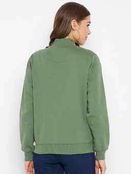 Madame - Women Green Sweat-shirt