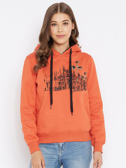 Madame - Women Orange Sweat-shirt