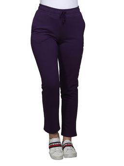 Madame - Purple Color Women Track Bottoms