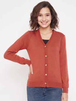 Madame - Women Rust Cardigan