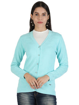 Monte Carlo - Women Multi Wool Printed Cardigan