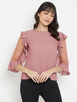Madame - Blush Pink Textile Top