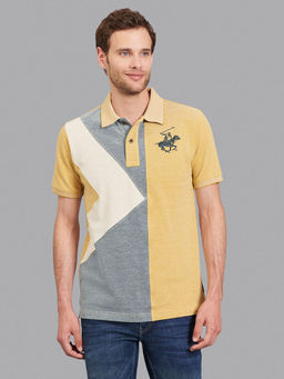 Beverly Hills Polo Club - Going My Way Birdseye Colour Block Polo T-shirts