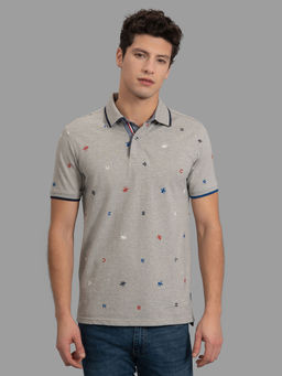 Beverly Hills Polo Club - Logo Toss All Over Print Polo T-shirts