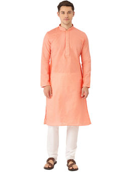 Manyavar - Men's Gajaree Kurta with Pencil Pajama (Set of 2)