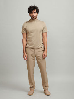 dash and dot - Khakhi T-Shirt