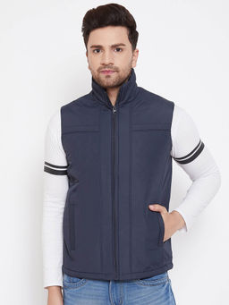 SPIRIT - Navy Blue Bomber Jacket