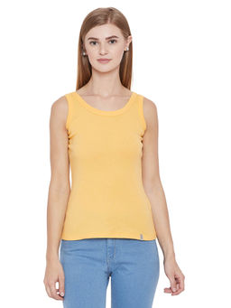 Madame - Mango Solid Spaghetti Top