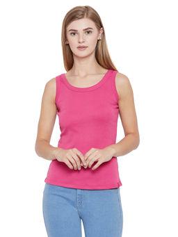 Madame - Rose Gold Solid Spaghetti Top