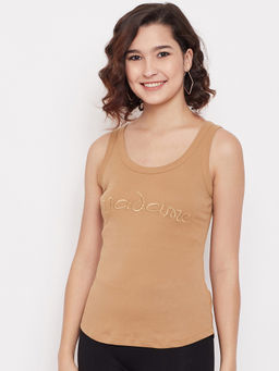 Madame - Brown Solid Top