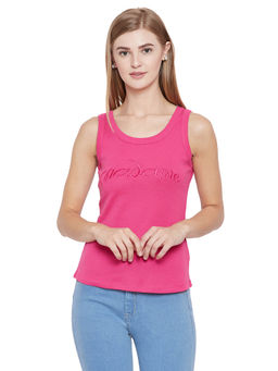 Madame - Rose Gold Printed Spaghetti Top