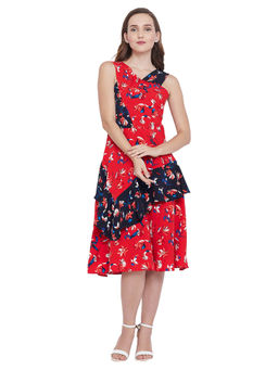 Madame - Red Floral Dress