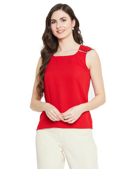 Madame - Red Solid Top