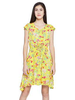 Madame - Yellow Color Women Textile Top