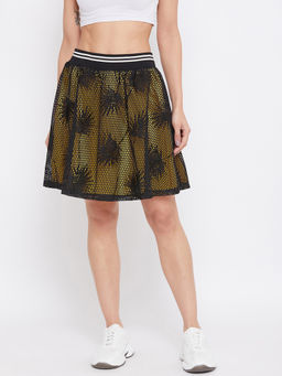 Madame - Black Color Women Skirt