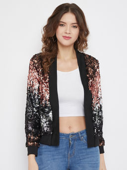 Madame - Black Color Women Shrug