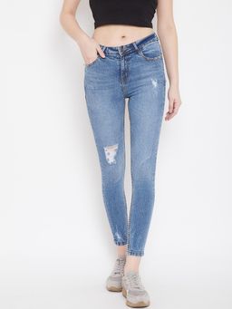 Madame - Women Navy Denim Jeans