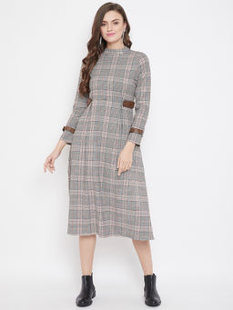 Madame - Brown Color Women Dress