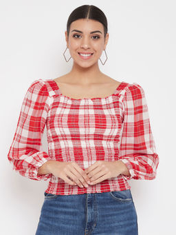 Madame - Women White Textile Top