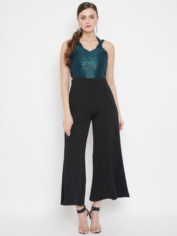 Madame - Blue Color Women Jumpsuit