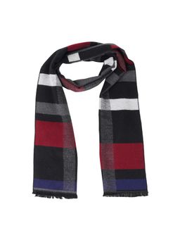 MUFFLY - Woven Reversible Printed Men's Wool & Acrylic Muffler Warm Cashmere Wrap Shawl