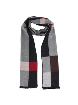 MUFFLY - Woven Reversible Printed Men's Wool & Acrylic Muffler Warm Cashmere Wrap Shawl