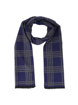 MUFFLY - Woven Reversible Printed Men's Wool & Acrylic Muffler Warm Cashmere Wrap Shawl