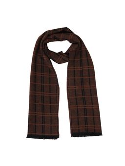 MUFFLY - Woven Reversible Printed Men's Wool & Acrylic Muffler Warm Cashmere Wrap Shawl