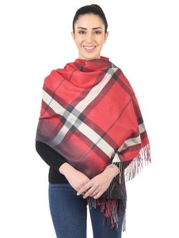 MUFFLY - Women's Silky Reversible Printed Cashmere Stole -Multi-Color