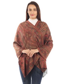 MUFFLY - Super Fine Soft Women's Modal Reversible Pashmina Stole With Hanger Multi -Color (Set of 2)