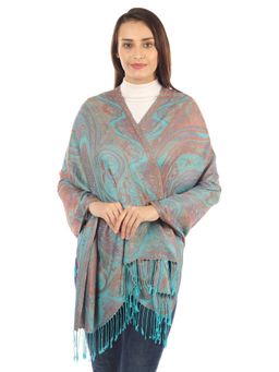 MUFFLY - Super Fine Soft Women's Modal Reversible Pashmina Stole With Hanger Multi-Color (Set of 2)