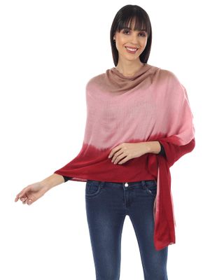 Northern Lightscape Silk Wool Stole
