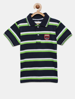 mackly - Polo T-Shirt Stripes Multi-Color