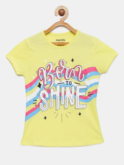 mackly - T-Shirt Printed Yellow