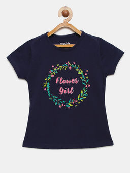 mackly - T-Shirt Printed Navy Blue