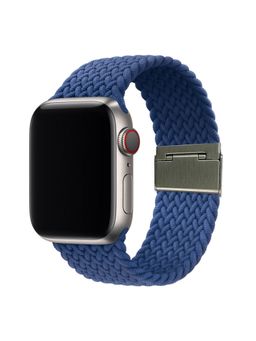 Macmerise - Apple Watch Band Aegean Blue Braided Nylon Apple Watch Band (3.8 cm-4.0 cm)