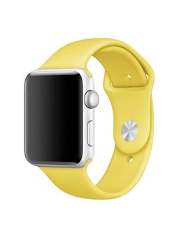 Macmerise - Apple Watch Band Sunshine Yellow Silicone Apple Watch Band (3.8 cm-4.0 cm)