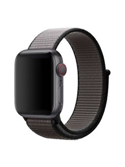 Macmerise - Apple Watch Band Ash Grey Woven Nylon Apple Watch Band (4.2 cm-4.4 cm)