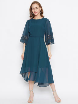 Madame - Women Teal Dress
