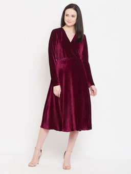 Madame - Women Wine Dress