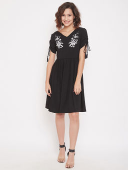 Madame - Women Black Dress