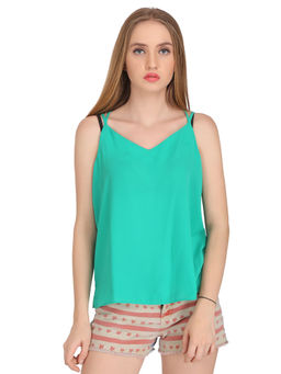 Madame - Women Green Textile Top