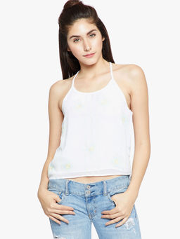 Madame - Women White Textile Top