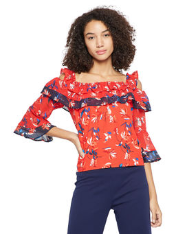 Madame - Women Red Textile Top