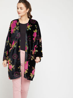 Madame - Black Color Shrug For Women